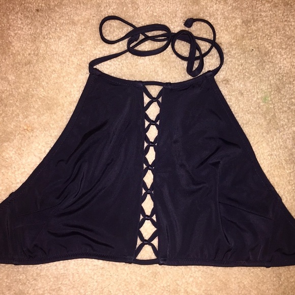 PINK Victoria's Secret Other - PINK VS size Medium, Black bathing suit top!